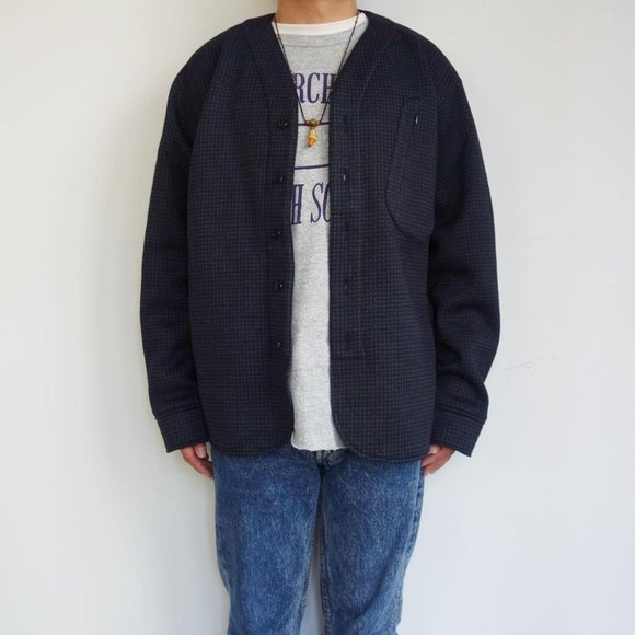 South2 West8 Navy Houndstooth Scouting Shirt - Picture 3 of 3